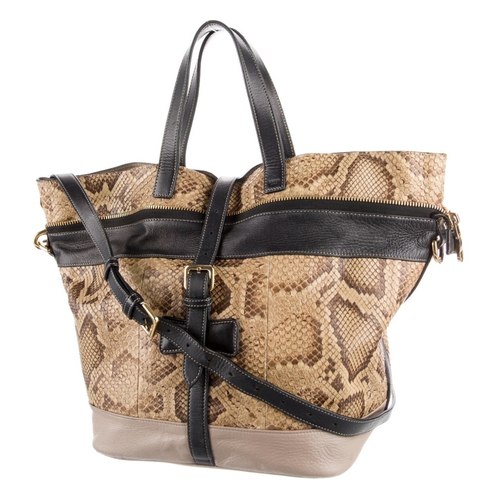 Loewe Vintage Python Shoulder Bag